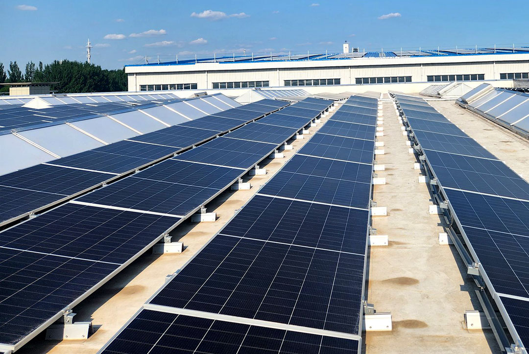 Hormann TPO Roof Solar Mounting